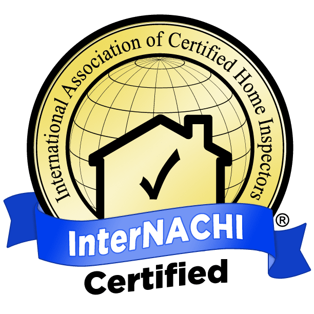 InterNACHI logo with house and checkmark.