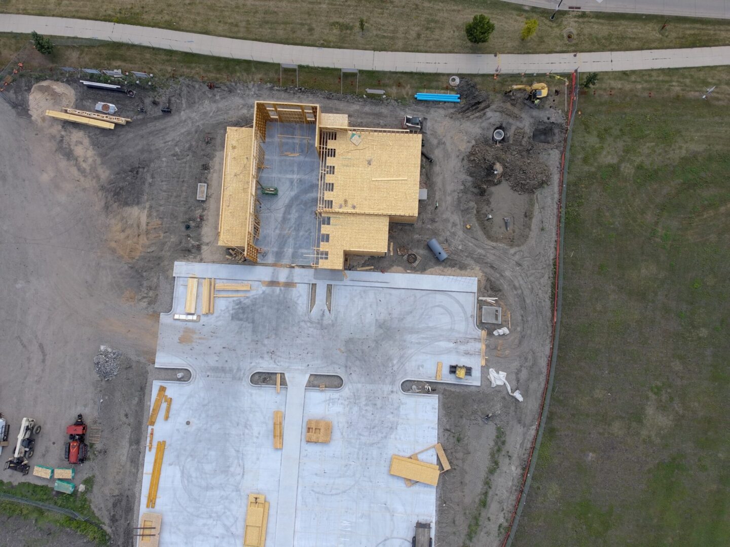 Construction Site that is monitored weekly